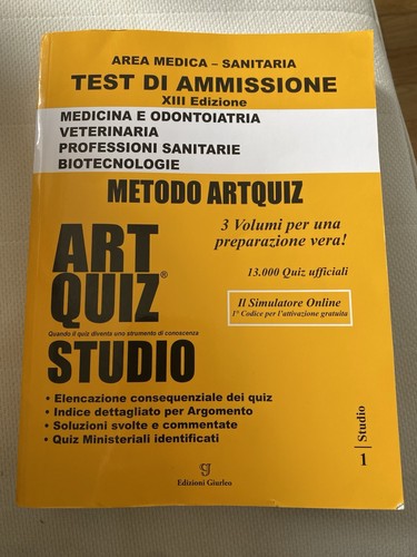 Test ammissione edizione - ammissione,