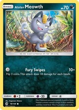 Alolan Meowth (78/149) Common