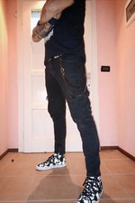 Catena da portafoglio in metallo con teschio apribottiglie punk/metal 