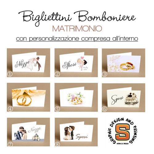 Set bigliettini - da,