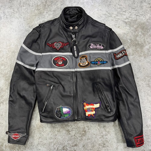 Harley davidson giacca pelle - giacca,