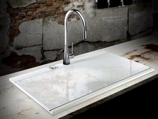 Lavello cucina 2 vasche bianco