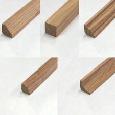 Profilo in rovere grezzo per uso cornice, perlina o battiscopa (1 metro lineare)