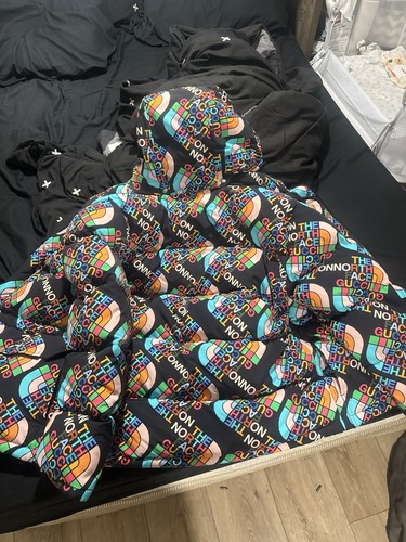 Gucci north face puffer coat - face,