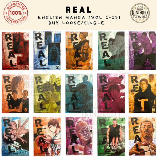 Real manga inglese vol 1 - manga, 1-15