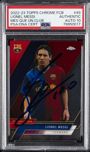 2022 lionel messi psa auto - 2022,