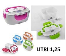 SCALDAVIVANDE TERMICO PORTA PRANZO ELETTRICO PORTATILE CASA UFFICIO RISCALDA