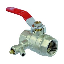 Rubinetto a Sfera Con Svuotare Valvola Ottone