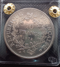 10 Franchi Type Hercule Francia 1972 Argento .900 25g - Eccezionale FDC - CTWK