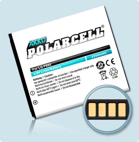 Polarcell batteria per - per, lg