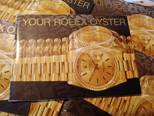Libretto booklet your rolex - libretto,
