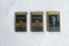 (2) Scheda Panasonic 64 GB serie F P2 AJ-P2E064FGN per fotocamere PX270 HPX370 HPX500