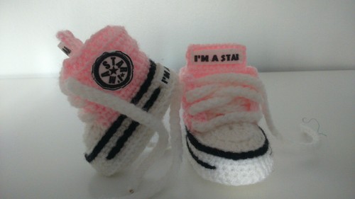 Scarpe all uncinetto bambino - all'uncinetto,