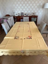 Tovaglia gialla da tavolo grande a fantasia autunnale NUOVA