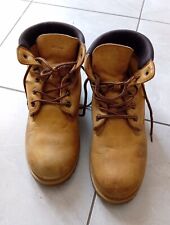 Scarponi FRAU Donna in Vera Pelle di Daino Colore Beige & Marrone