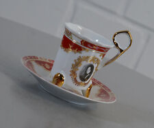 Porcellana sfarzo moka mazzo