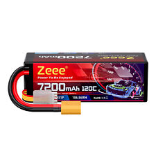 Zeee 14.8V 7200mAh 4S batteria lipo 120C XT90 custodia rigida per RC auto aereo aereo aereo