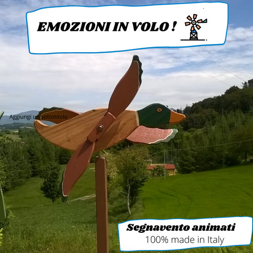 Segnavento animato anitra - animato, -anitra