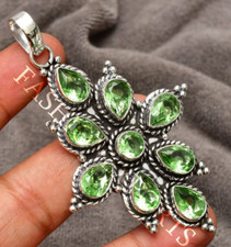 Ciondolo ametista verde pietra