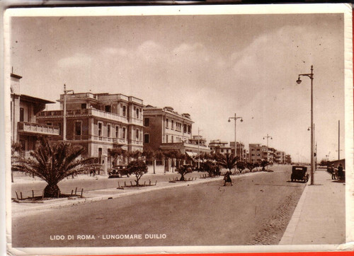 Cartolina ostia lido roma - di,