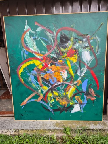 Olio tela jardin - olio, su