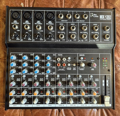 The mix 1202 console - the,