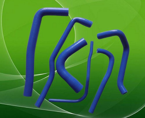Blue silicone hose for - for, saab