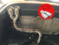 Tubo Dynamics VW Golf MK7 1.4tsi 140-150BHP Terminale Delete Sport Scarico Slash