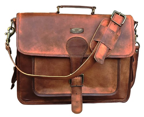 Gvb borsa uomo pelle vintage - borsa,