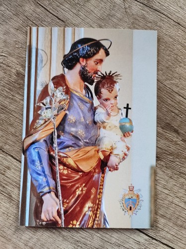 San giuseppe holy card - san, giuseppe,