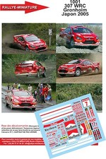 DECALS 1/43 REF 1001 PEUGEOT