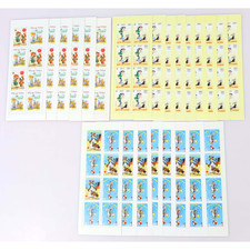 LOTTO DI 23 TACCUINI FRANCESI IN EURO 8×0,46€ FRANCOBOLLI NUOVI** VISO 84€