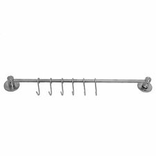 BARRA MURO CROMATA GANCI PORTA