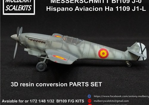 Messerschmitt bf109 j 0 - 1/48,