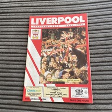 1992 LIVERPOOL V GENOVA COPPA