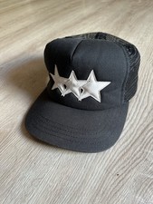 Chrome Hearts Triple Star Leather Hat