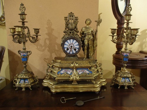 Orologio antico trittico - antico,