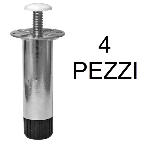 Piede zincato pezzi - zincato,