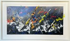 Opera incorniciata: Oracle Francesco Toraldo SERIGRAFIA Firmata su Carta Dipinto