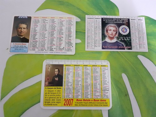 Calendario tascabile vintage - calendario,