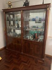 Set di mobili in legno da soggiorno (teca + cassettiera + specchio)