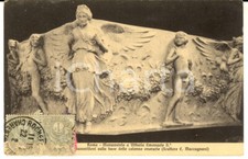1912 ROMA Monumento a Vittorio Emanuele II - Bassorilievi MACCAGNANI *Cartolina