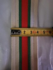 Nastro Con Striscia Rossa e Verde Gucci 2 metri X 4 cm