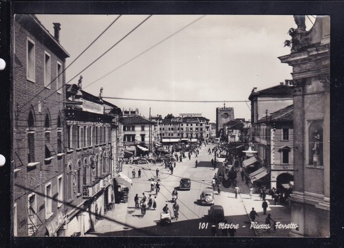 Cartolina mestre piazza - cartolina,