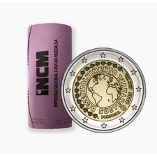 PORTOGALLO 2 EURO COMMEMORATIVO 2025 SVILUPPO SOSTENIBILE  FDC UNC FROM ROLLS