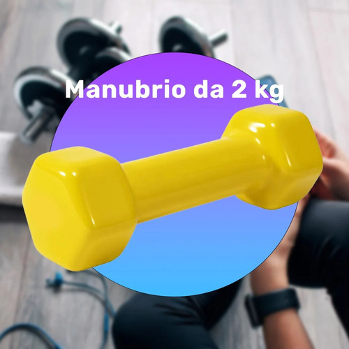 Manubrio pesi 2kg - pesi, in