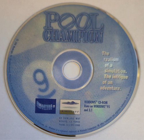 Pool champion cd rom - champion, cd-rom