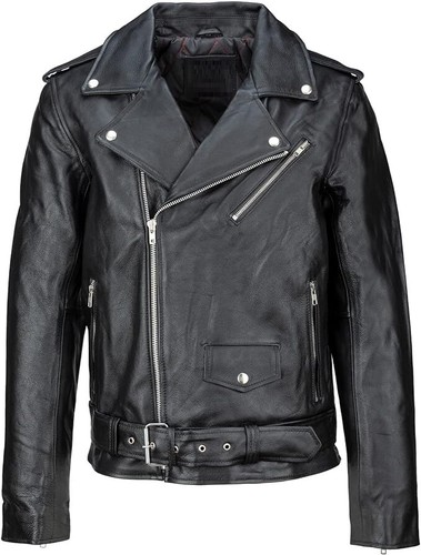 Giacca chiodo pelle con - in,