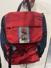 Invicta Zaino Vintage Jolly Primo Tipo Rosso Blu. Usato Vedi Foto