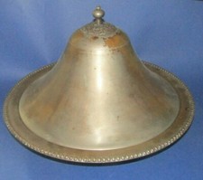 Tajine Marocchino Argentato Molto Grande